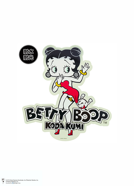 KODA KUMI × BETTY BOOP CAR STICKER