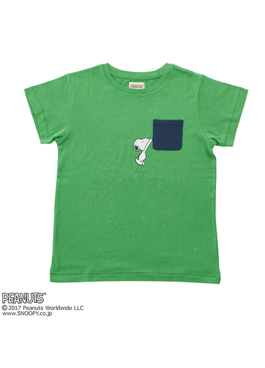 ポケットTシャツ（グリーン）