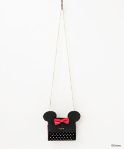 【MINNIE】Dot Half Wallet Shoulder　2