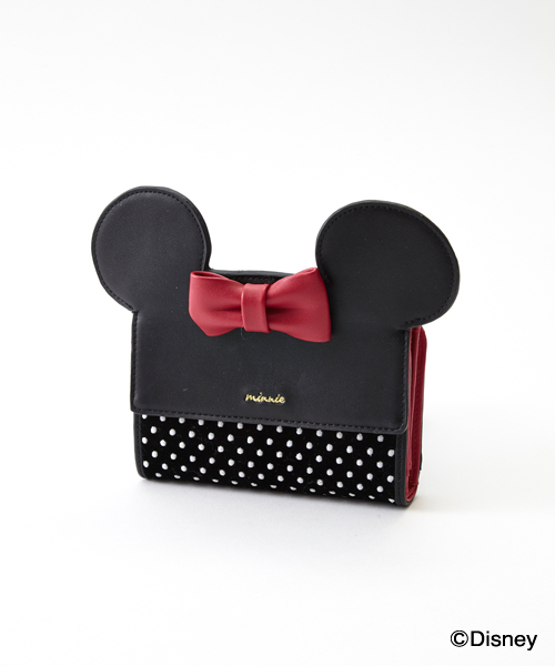 【MINNIE】Dot Half Wallet Shoulder