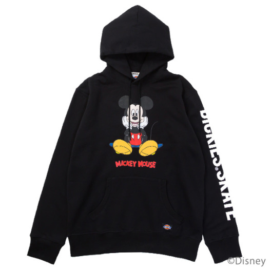 Dickies（ディッキーズ） ディズニーデザイン「裏起毛プリントルーズフィットプルオーバーパーカー／トレーナー」