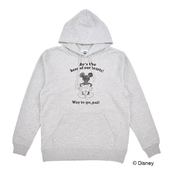 フード付きパーカー　ミッキー　白