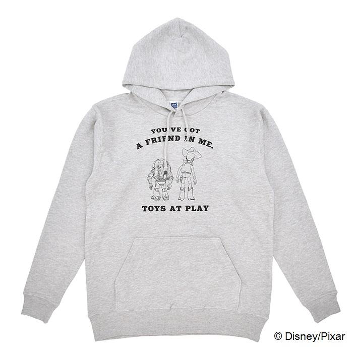 フード付きパーカー　トイ・ストーリー　グレー