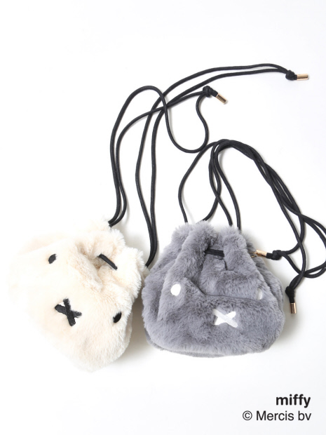 LOWELL Things「★miffyコラボファーポシェット」