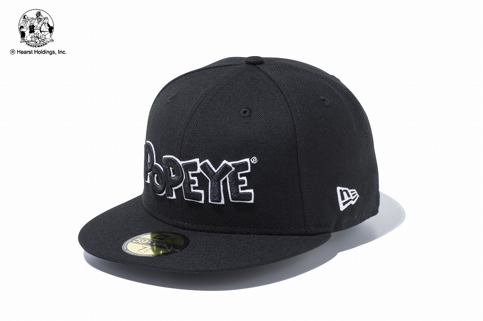 59FIFTY POPEYE(R) ポパイ(R) ロゴ ブラック02