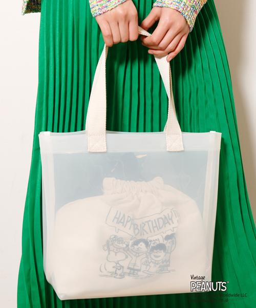 クリア×キャンバストートBAG13