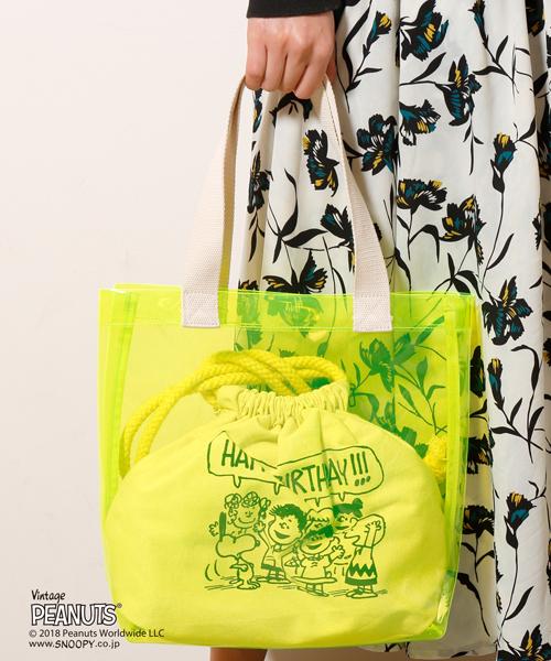 クリア×キャンバストートBAG11