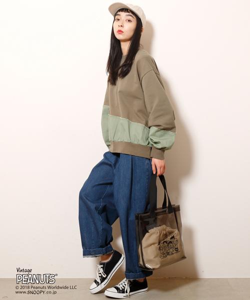 クリア×キャンバストートBAG04