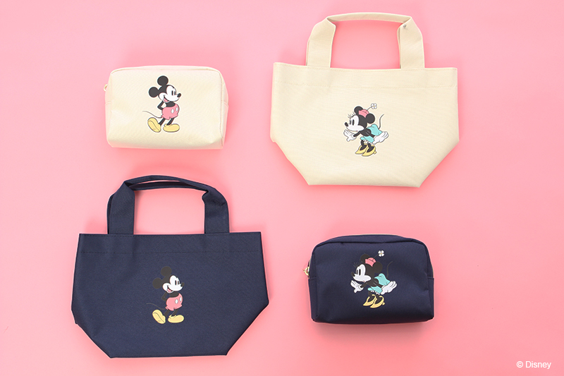 ミッキーランチトートバッグ、ミニーランチトートバッグ
