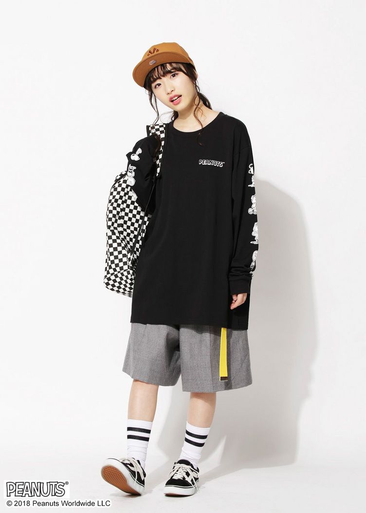 スヌーピーコーデ