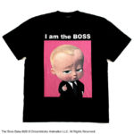 1ブラックTシャツ/PONEYCOMB【THE BOSS BABY】ボス・ベイビー Tシャツ2種