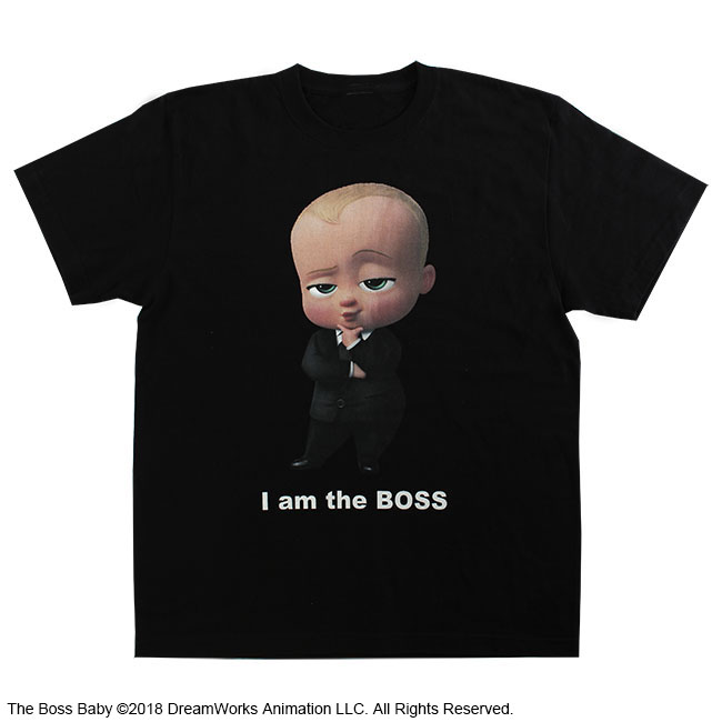 2ブラック全体/PONEYCOMB【THE BOSS BABY】ボス・ベイビー Tシャツ2種