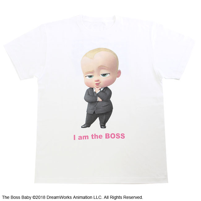 2ホワイト全体/PONEYCOMB【THE BOSS BABY】ボス・ベイビー Tシャツ2種