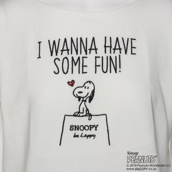 刺繍スヌーピー