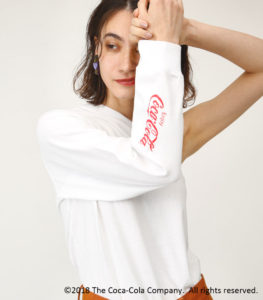 COCA-COLA BY SLY ONE SLEEVE T/SH白