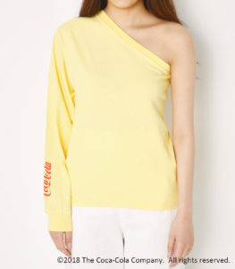 COCA-COLA BY SLY ONE SLEEVE T/SH黄