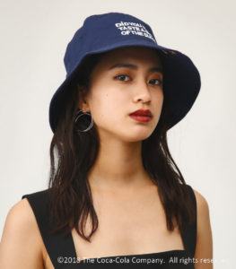 FANTA BY SLY BAKET HAT紺２