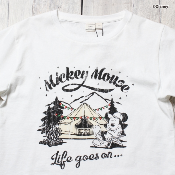 MICKEY キャンププリントTシャツ４