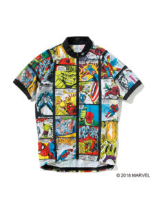 MARVEL cycling jersey（MARVELコミック柄）