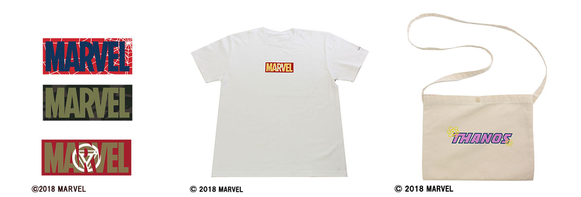 先行限定販売　MARVELロゴオリジナル商品