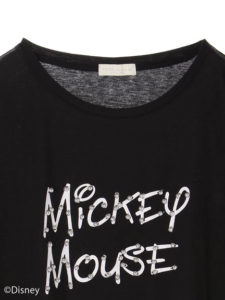 Mickey/earthタイポTシャツ５