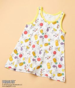 フルーツ柄ワンピース３