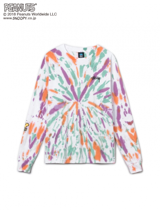 Peanuts Tie Dye L/SL Tee
