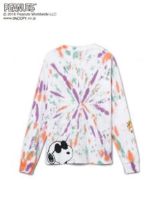 Peanuts Tie Dye L/SL Tee２
