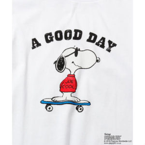 GP×SNOOPY SKATE T / WHITE GST-002２