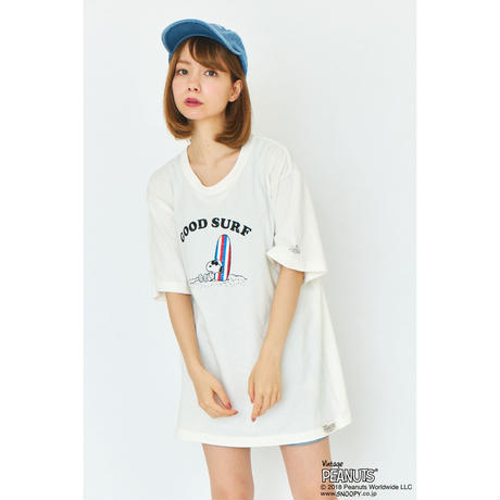 GP×SNOOPY SURF T / WHITE GST-001
