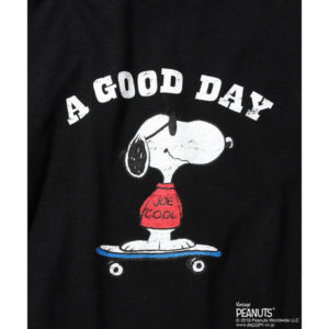 GP×SNOOPY SKATE T / BLACK GST-002２