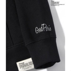GP×SNOOPY SKATE PARKA / BLACK GSP-002４