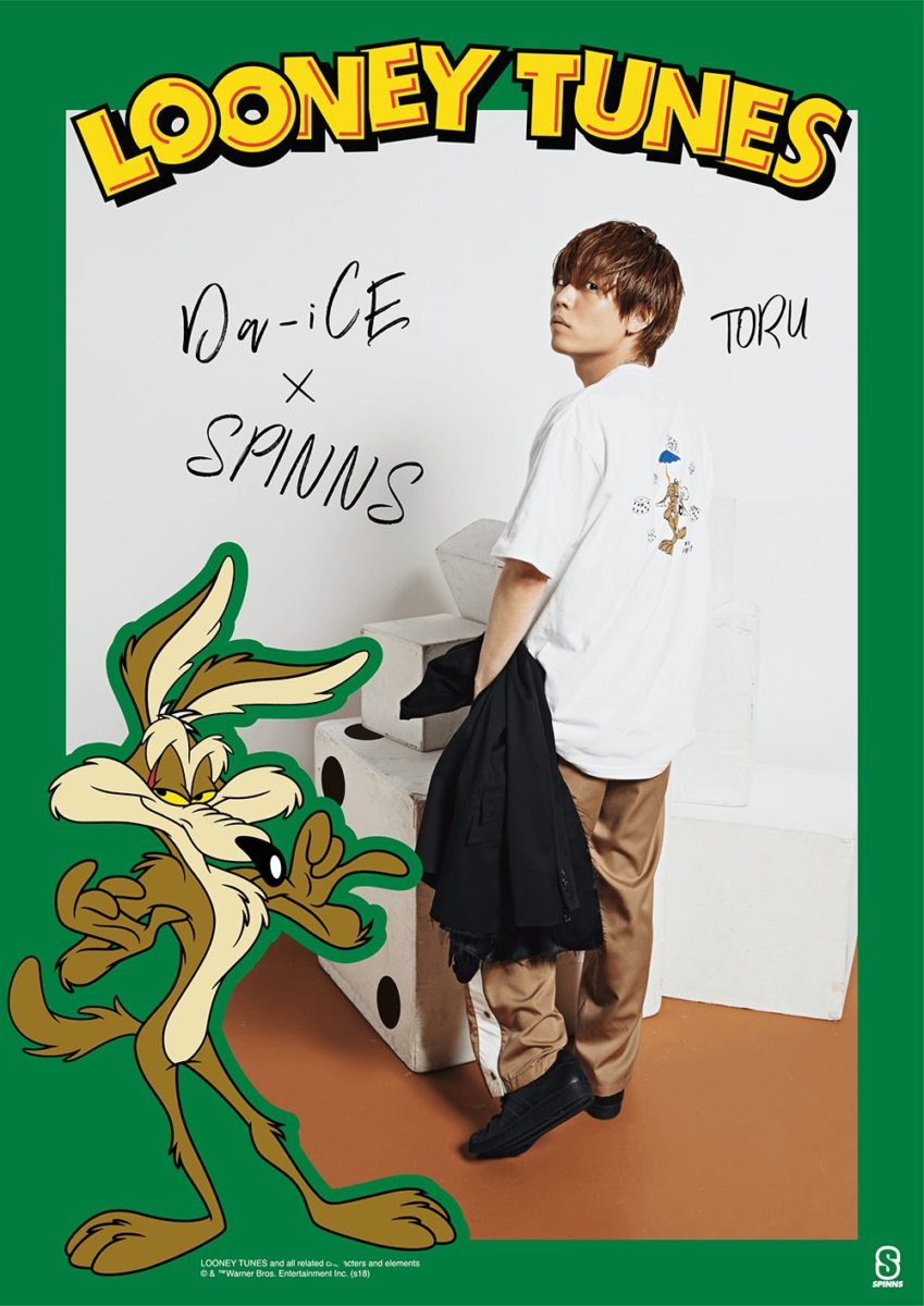 岩岡徹×ワイリー・コヨーテ×SPINNSコラボTシャツ