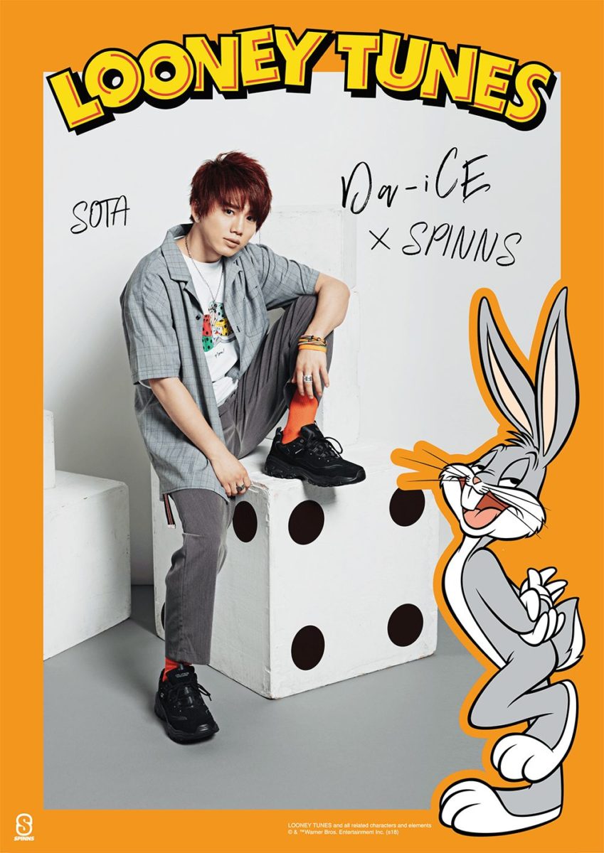 花村想太×バッグス・バニー×SPINNSコラボTシャツ