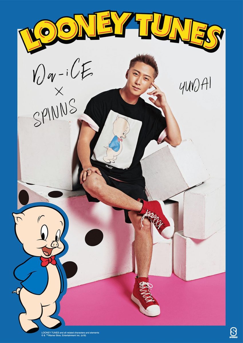 大野雄大×ポーキー・ピッグ×SPINNSコラボTシャツ
