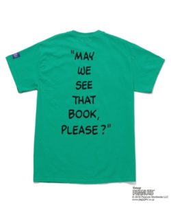 PEANUTS x bonjour records 'MAY WE SEE THAT BOOK, PLEASE' TEE４