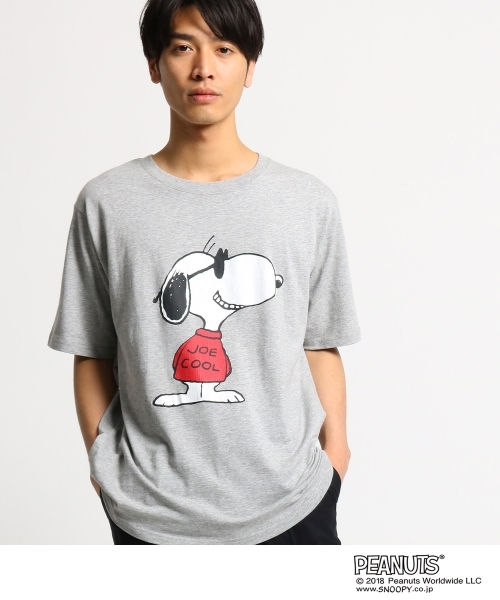 【OPAQUE.CLIP × PEANUTS】 プリントBigTシャツ<MEN>