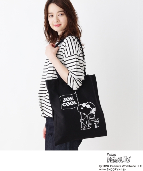 【OPAQUE.CLIP × PEANUTS】プリントトートバッグ