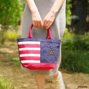 ミストゥーラ　スタッズ2WAYトート　レッド