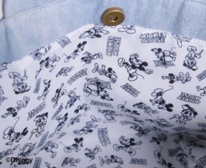 ミストゥーラ　スタッズ2WAYトート　内側