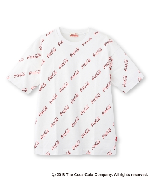 総柄ロゴTシャツ