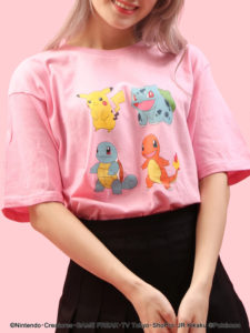 ポケモンプリントTシャツ