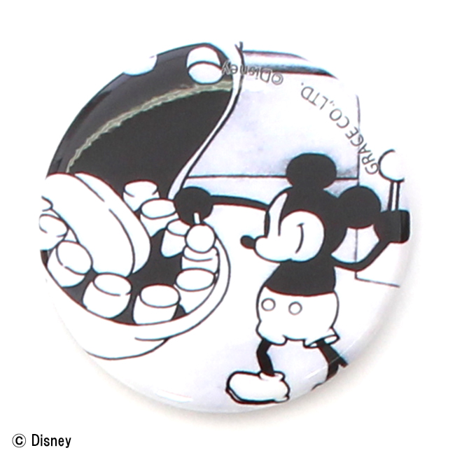 ミッキー 90周年 缶バッジ2