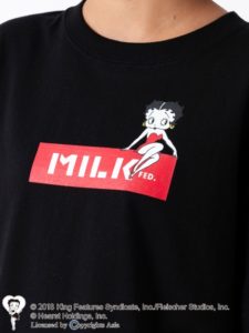 MILKFED. X Betty Boop(TM) S/S TEE５
