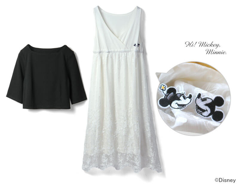 2ピーススクエアネックTOPS&ワンピース2