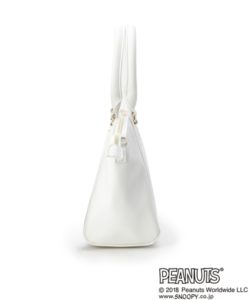 【PEANUTSコラボ】スヌーピー刺繍入りボストンバッグ４