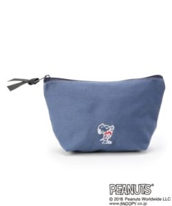 【PEANUTSコラボ】 スヌーピー舟形ポーチ２