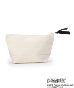 【PEANUTSコラボ】 スヌーピー舟形ポーチ４