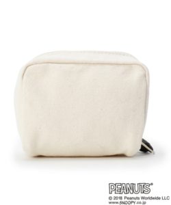 【PEANUTSコラボ】スヌーピースクエアポーチ４