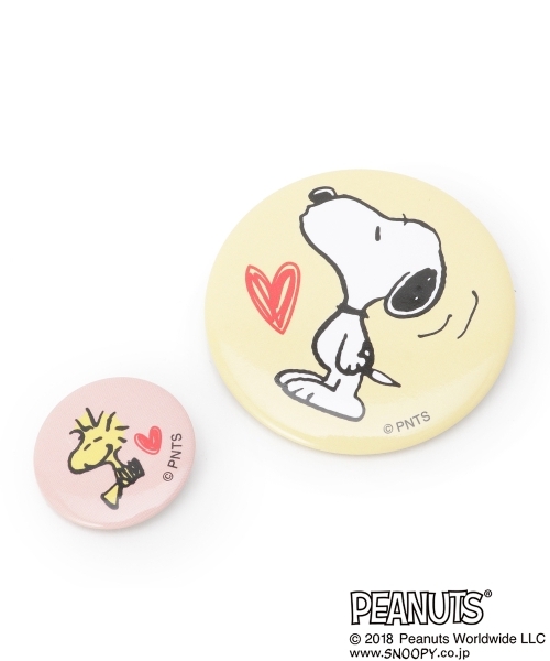 【PEANUTSコラボ】スヌーピーピンバッジセット